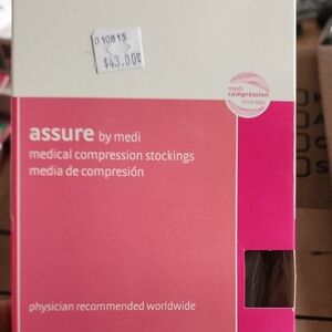 Medi Assure Medical Compression Stockings 30-40mmHg Small Beige